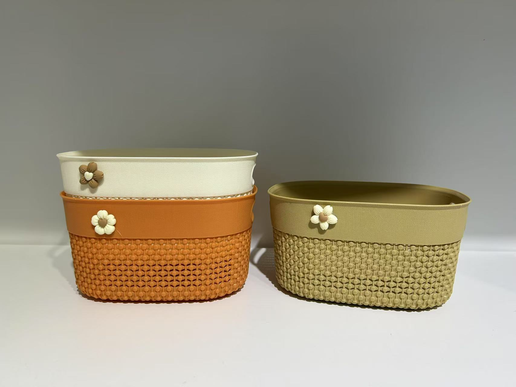 8283珠帘长方收纳筐