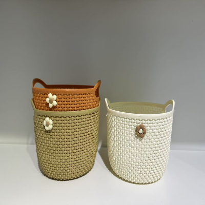 8282-1 curtain circular storage basket