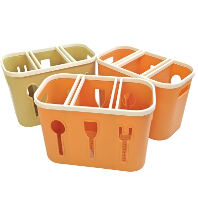 Thickened drain compartment with lid, chopstick basket for home use, hotel restaurant, chopstick spoon storage, chopstick basket, chopstick storage