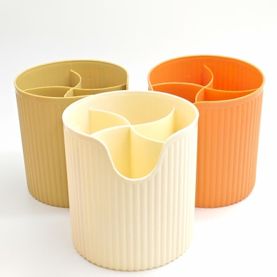 Creative Gift Makeup Brush Storage Bin Desktop Student Pen Holder Ins High Beauty Eyebrow Pen Multi functional Small Storage Rack