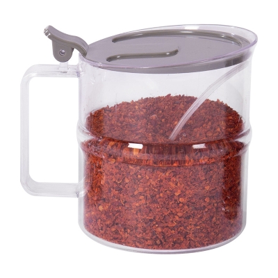 Plastic vinegar pot seasoning bottle commercial packaging vinegar small bottle chili salt tank soy sauce bottle combination seasoning box oil bottle can